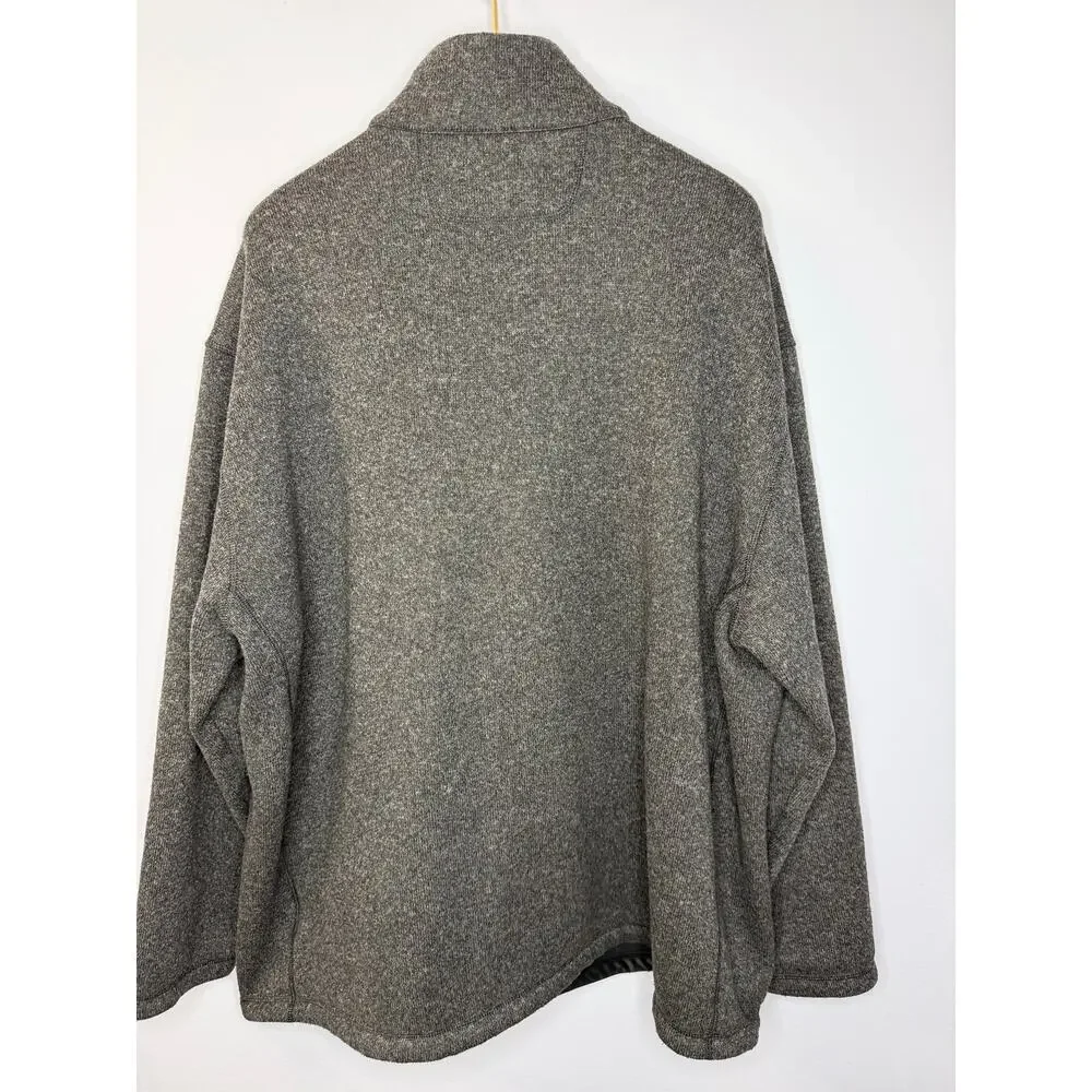 Polo Ralph Lauren Performance Fleece Mockneck Jacket Full Zip Grey Men's 4XB